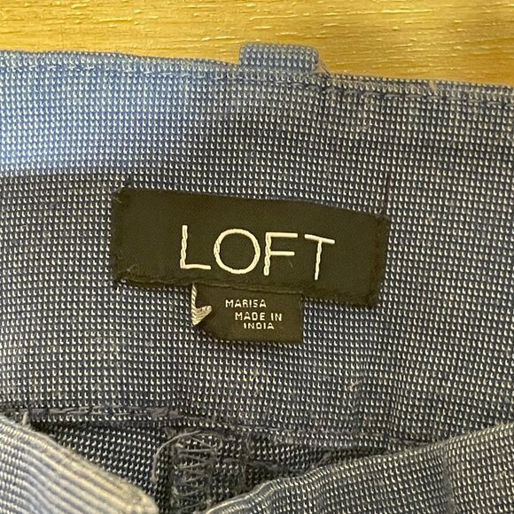 Loft Marisa The Riveria Blue Pant Size 6 - Picture 9 of 11